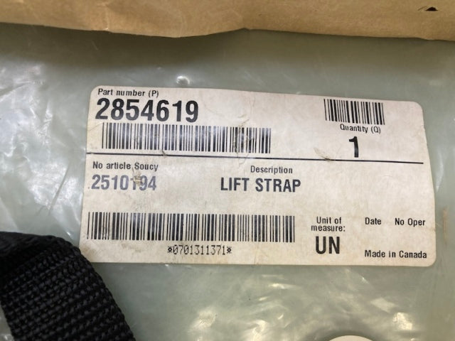 Polaris 2854619 Lift, Strap, &, Mnt, Brkt, Hawkeye New Genuine