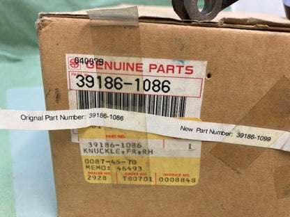 Kawasaki 39186-1086 Knuckle, Fr, Rh New Genuine