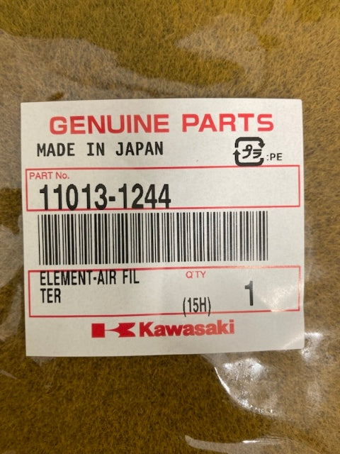 Kawasaki 11013-1244 Air Filter Element New Genuine