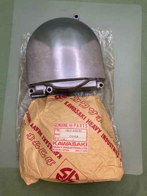 Kawasaki 14031-038-80 Cover, Lh Engine, Buff New Genuine