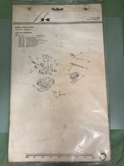 Kawasaki K14046-221 Top End Gasket Kit New Genuine