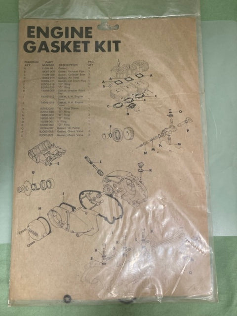 Kawasaki K14046-111 Engine Gasket Kit New Genuine