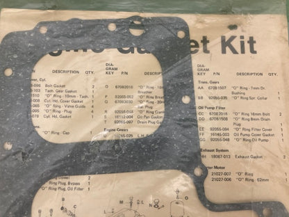 Kawasaki K14046-117 Engine Gasket Kit New Genuine