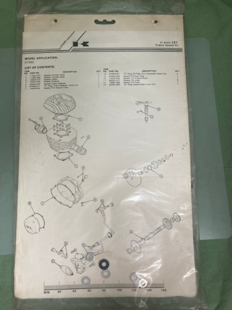 Kawasaki K14046-131 Engine Gasket Kit New Genuine