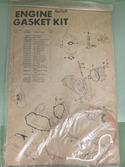 Kawasaki K14046-108 Engine Gasket Kit New Genuine