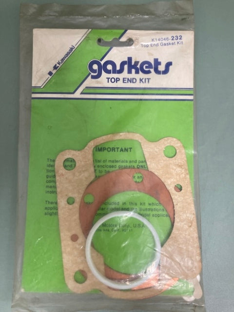 Kawasaki K14046-232 Top End Gasket Kit New Genuine