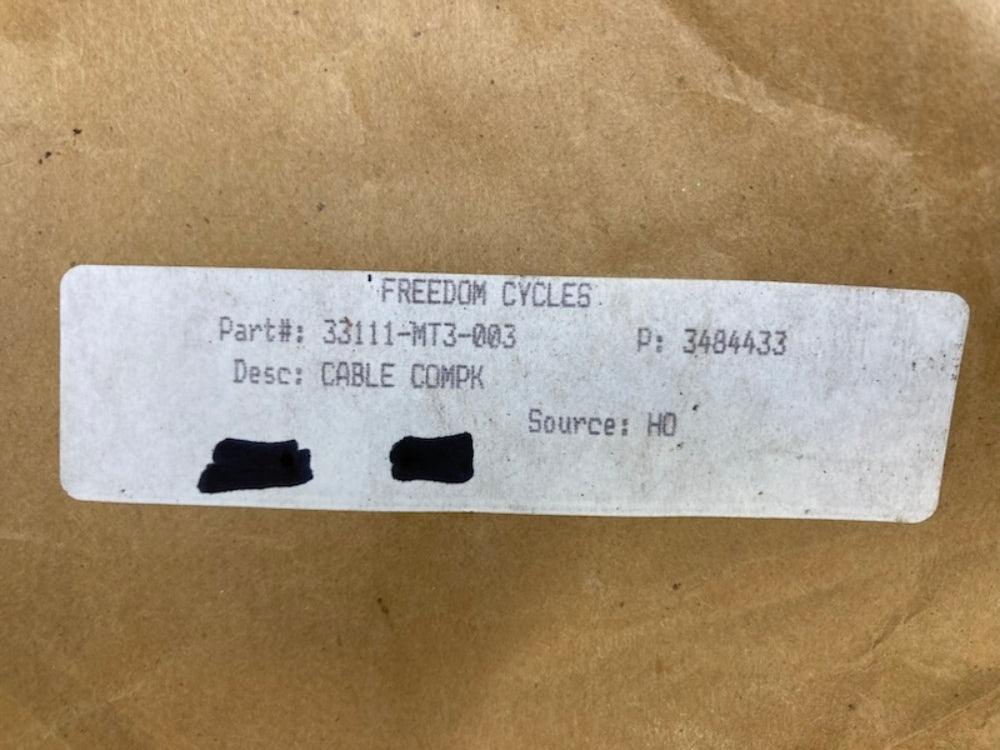 Honda 33111-MT3-003 Cable New Replaces