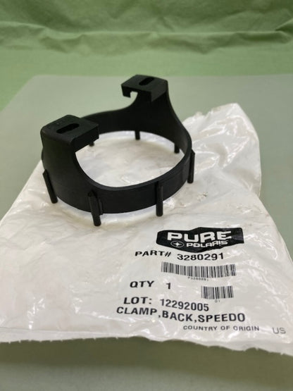 Polaris 3280291 Clamp, Back, Elec.Speedo, 3.38" New Genuine