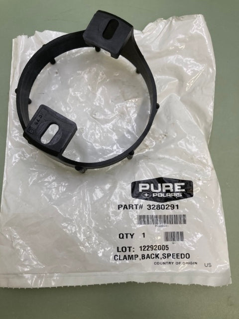 Polaris 3280291 Clamp, Back, Elec.Speedo, 3.38" New Genuine
