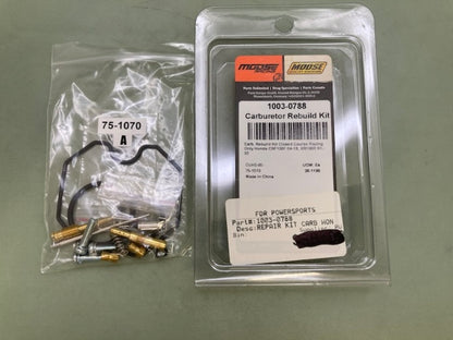 Moose 1003-0788 Carburetor Rebuild Kit New Genuine