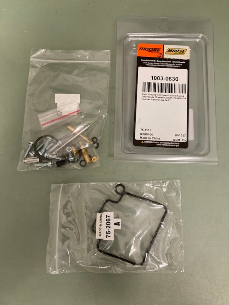Moose 1003-0630 Carburetor Rebuild Kit New Genuine
