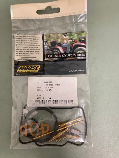Moose MD03-018 Carburetor Rebuild Kit New Genuine