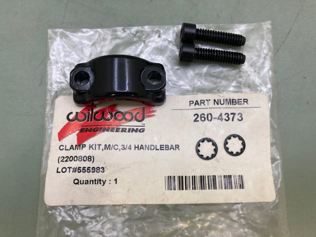 Wilwood 260-4373 Clamp Kit, M/C, 3/4 Handlebar New Genuine
