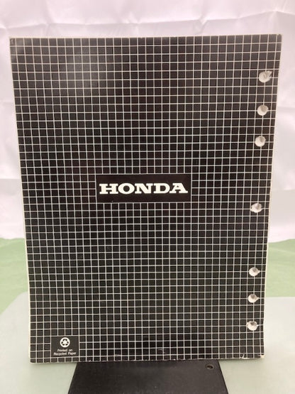 Honda 61ZT300 EU1000i Generator Shop Manual 1998 Genuine