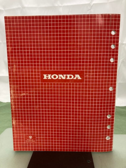 Honda 61ZJ410Z GXV670 Engine Shop Manual '99 w/ 61ZJ410Y Supplement '01 Genuine