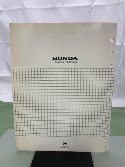 Honda 61ZJ410Z GXV670 Engine Shop Manual '99 w/ 61ZJ410Y Supplement '01 Genuine