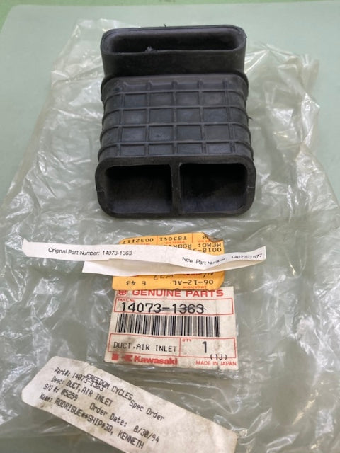 Kawasaki 14073-1363 Air Inlet Duct New Genuine