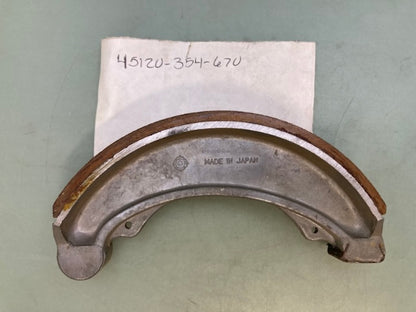 Honda 45120-354-670 Brake Shoe New Replaces