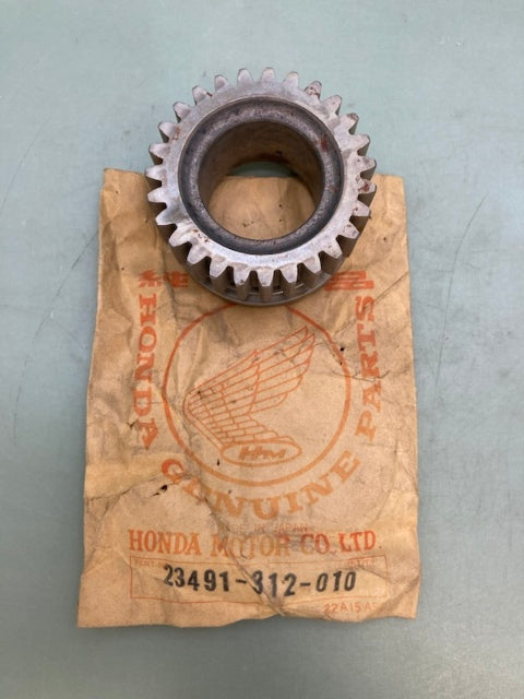 Honda 23491-312-010 Countershaft Top Gear 27T New Genuine