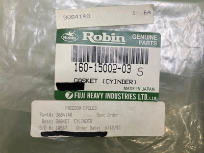 Qty 2 Robin 160-15002-03 Cylinder Base Gasket for Polaris New Genuine