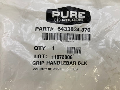 Polaris 5433834-070 Handlebar, Grip, 7/8, Id, Atv, Black New Genuine