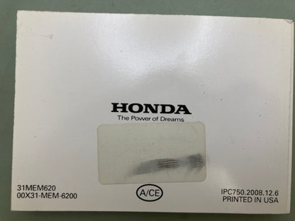 Honda 31MEM620 VTX1300C Owner's Manual '06 New Genuine