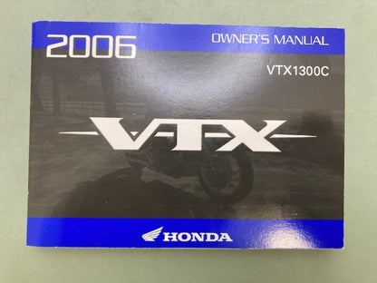Honda 31MEM620 VTX1300C Owner's Manual '06 New Genuine