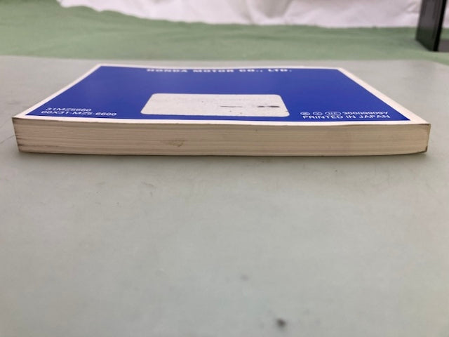 Honda 31MZ5660 VF750C/C2 Magna Owner's Manual '00 New Genuine