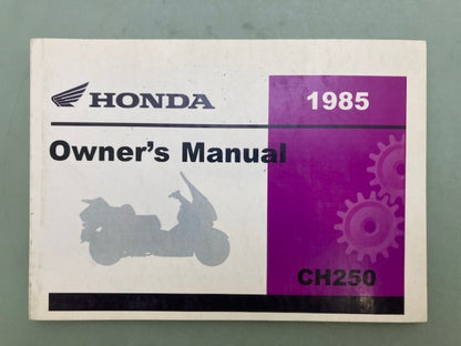 Honda 31KM1600 CH250 Owner's Manual '85 Genuine