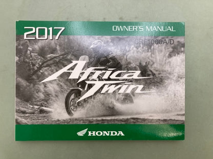 Honda 31MJP611 CRF1000A/D Africa Twin Owner's Manual '17 Genuine
