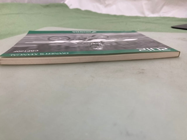 Honda 31KSJ670 CRF100F Owner's Manual '12 New Genuine
