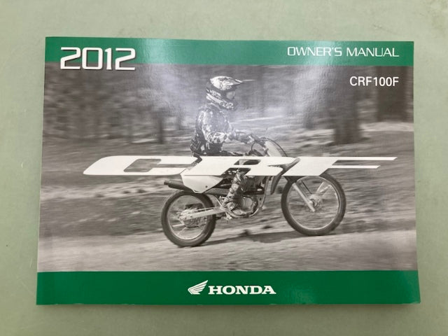 Honda 31KSJ670 CRF100F Owner's Manual '12 New Genuine