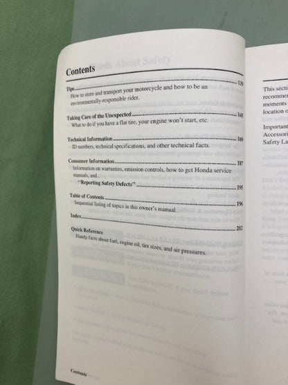 Honda 31MCS610 ST1300 ST1300A Owner's Manual '04 Genuine