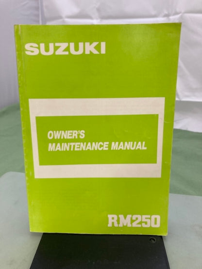 Suzuki 99011-00B22-03A RM250 Owner's Manual '87 Genuine
