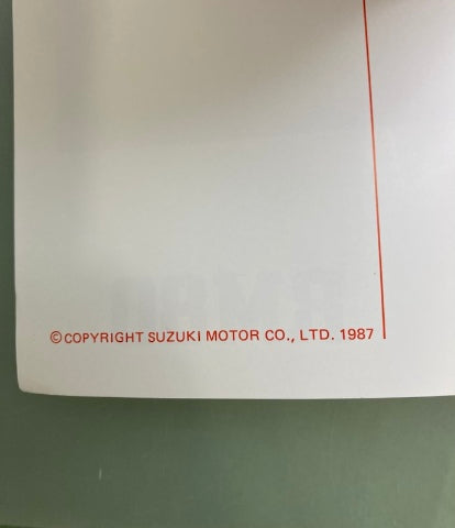 Suzuki 99011-02B22-03A RM80 Owner's Manual '88 Genuine