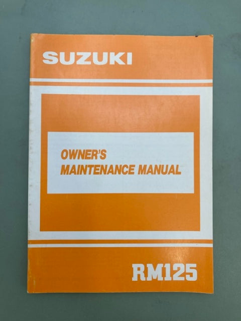 Suzuki 99011-27C51-03A RM125 Owner's Manual '90 Genuine