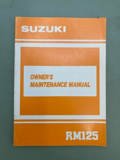 Suzuki 99011-27C51-03A RM125 Owner's Manual '90 Genuine