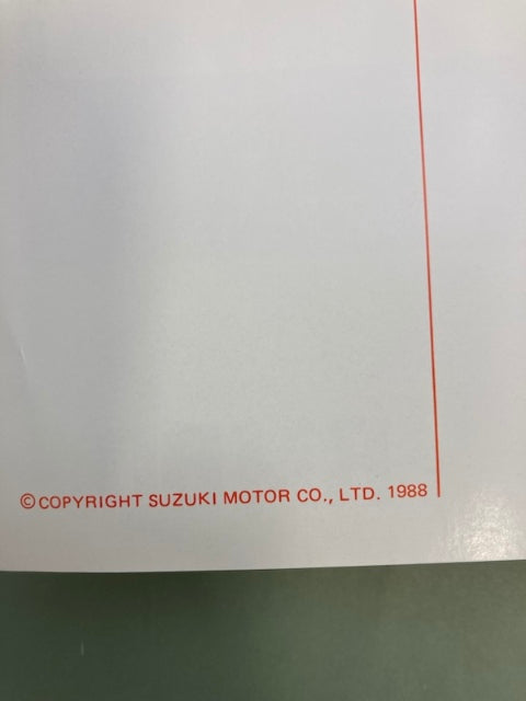 Suzuki 99011-02B23-03A RM80 Owner's Manual '89 Genuine