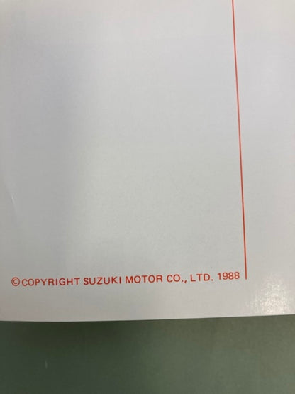 Suzuki 99011-02B23-03A RM80 Owner's Manual '89 Genuine