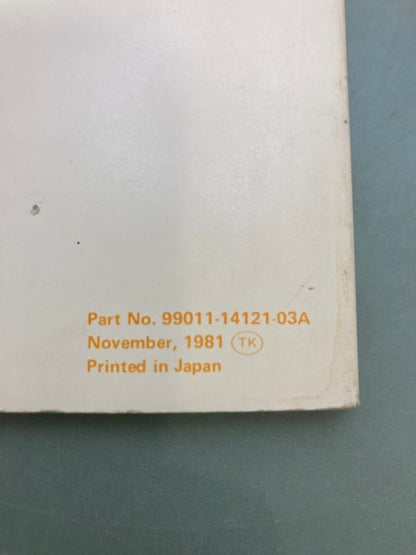 Suzuki 99011-14121-03A RM125 Owner's Manual '82 Genuine