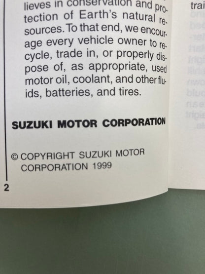 Suzuki 99011-40B65-03A LT80 Owner's Manual '99 Genuine