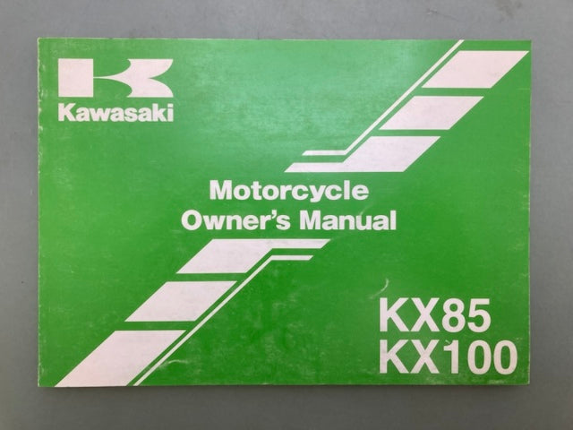 Kawasaki 99987-1414 KX85 KX100 KX85A KX100D Owner's Manual '06 Genuine