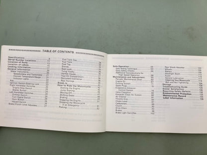 Kawasaki 99987-1527 Ninja 500 EX500D9 Owner's Manual '08 Genuine