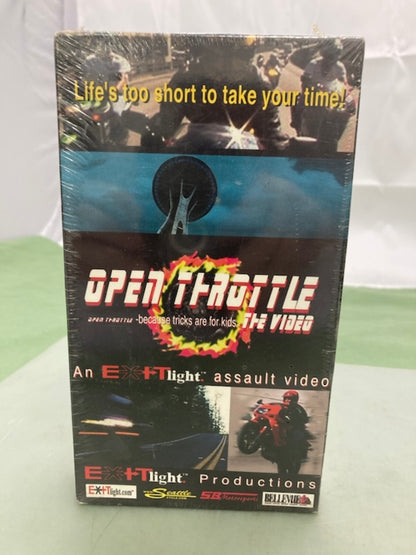 Open Throttle The Video VHS Stunt Compilation New Genuine