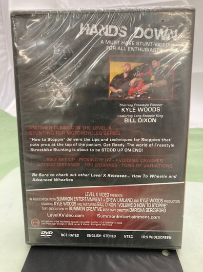 How To Stoppie DVD Instructional Video 2008 New Genuine