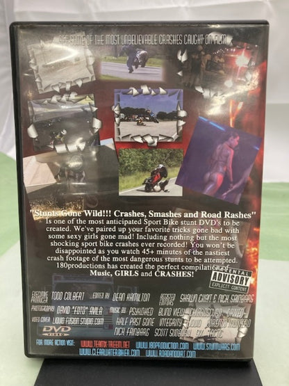 Stunts Gone Wild!! DVD Crashes Smashes and Road Rashes Genuine