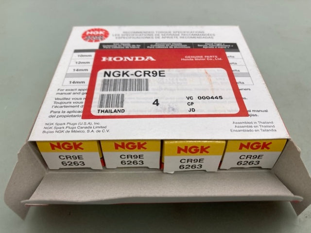 4 Pk. NGK CR9E Honda Spark Plug New Genuine