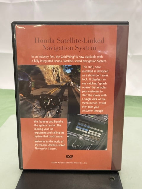 Honda Satellite-Linked Navigation System DVD for Goldwing '06 Genuine