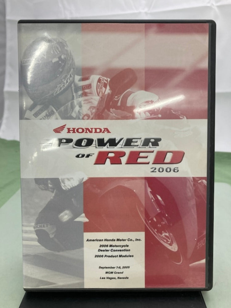 Honda Power of Red DVD Dealer Convention & Product Modules 2006 Genuine