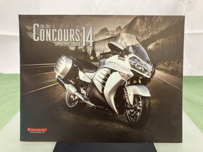 Kawasaki Concours 14 Supersport Tourer Sales Brochure 2011 Genuine